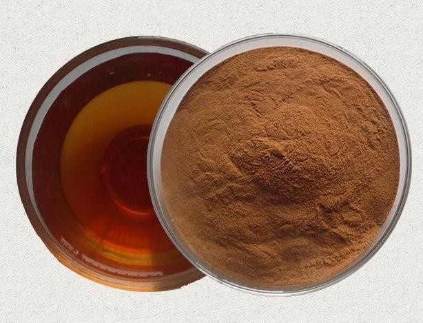 Instant Black Tea Powder, aroma teh hitam yang kaya dengan cairan berwarna amber.