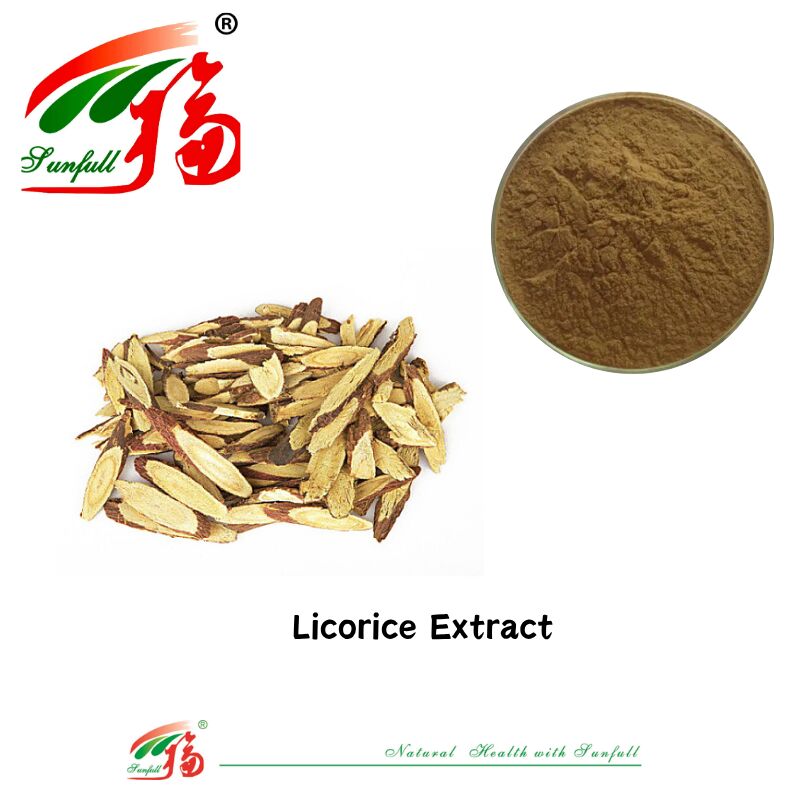 Kosmetik Kesehatan Makanan Makanan Minuman Kecanduan Glycyrrhizin larut dalam air 0,5% Glycyrrhizic Acid 7% Ekstrak Akar Licorice/Ekstrak Licorice