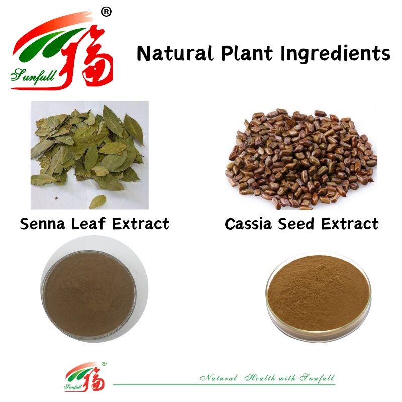 ISO/Kosher Mempromosikan Pencernaan Ekstrak Biji Cassia Food Grade 10: 1 / 20% HPLC Sennosides Ekstrak Daun Senna