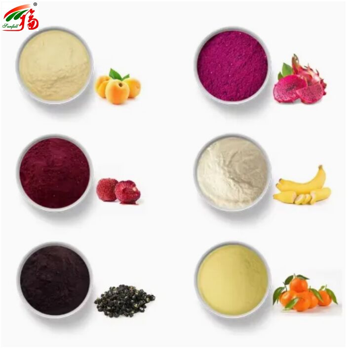 Buah Bahan-bahan Kesehatan Makanan Kualitas tinggi Rasa yang baik dan Kelarutan air Minuman Bubuk beku-kering Bubuk Buah Berbagai