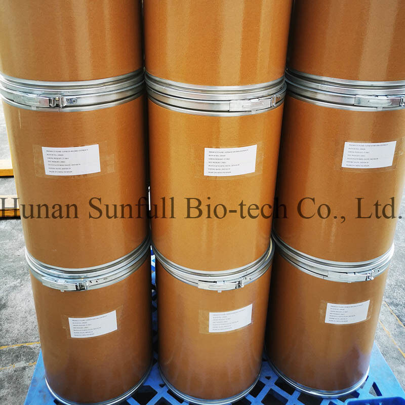 Berberine hcl 97% 98% Buang Kristalin Kuning dengan Sifat Antibakteri dan Antiinflamasi dari Phellodendron chinense Extract