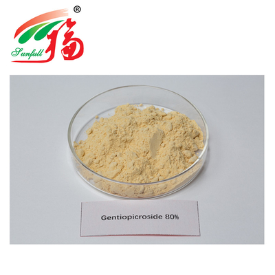 Gentiopicroside 80% Alami Ekstrak Gentian Berdaun Besar CAS 20831-76-9