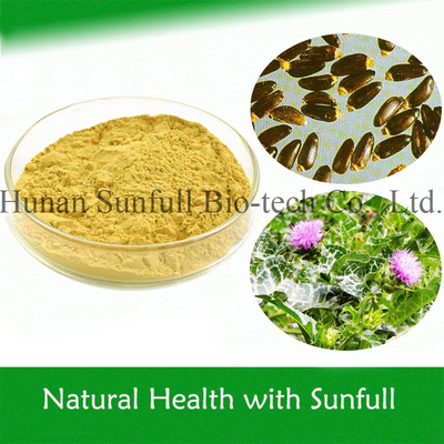 100% Silymarin Silybin Isosilybin Ekstrak Thistle Susu Alam untuk Kesehatan Hati