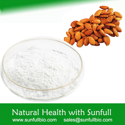 Amygdalin alami 98% Putih Kristal Bubuk Bitter Almond Bitter Apricot Seed Extract untuk Intermediate Farmasi
