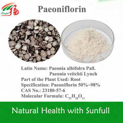 Ekstrak Paeoniflorin Peonin Kemurnian Tinggi 50%~98% untuk Pemutih Anti-Penuaan dan Relaksasi Otot